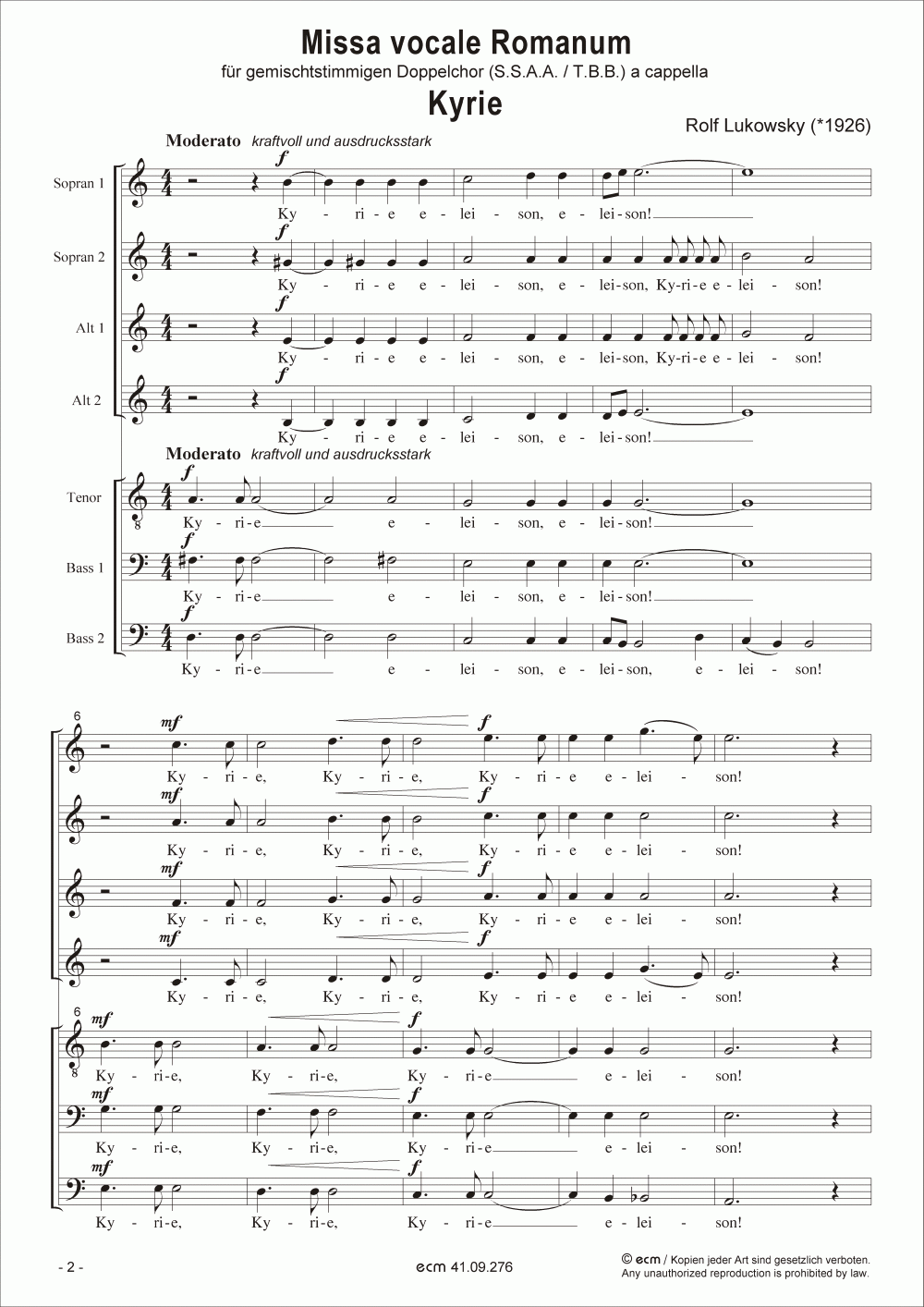 Missa vocale Romanum