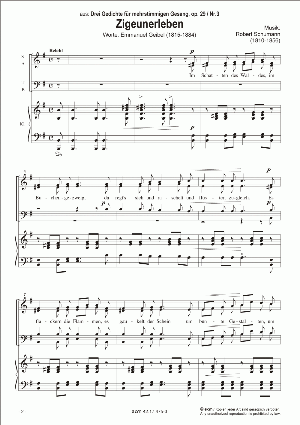 Zigeunerleben (op.29, Nr.3)