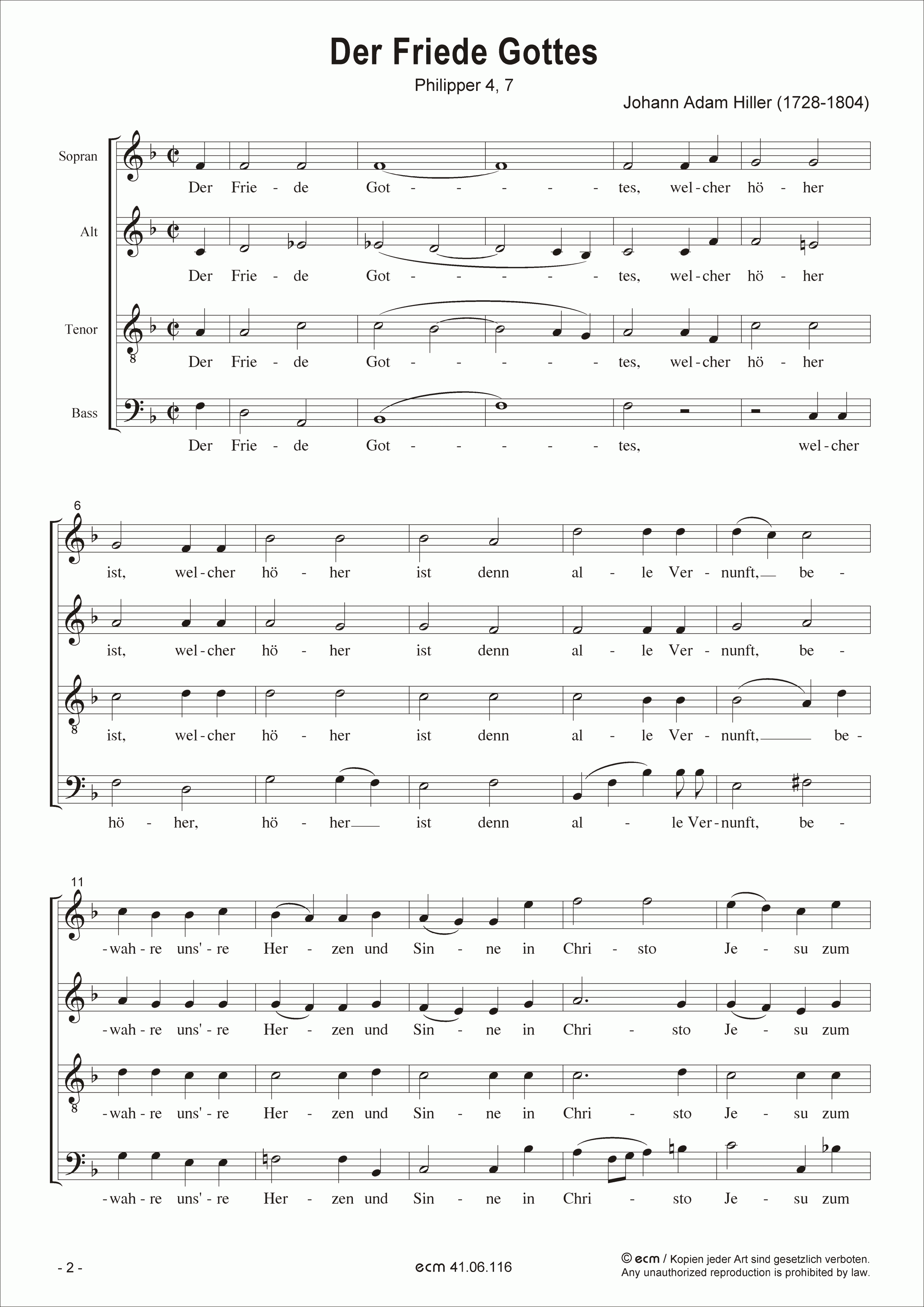 Der Friede Gottes