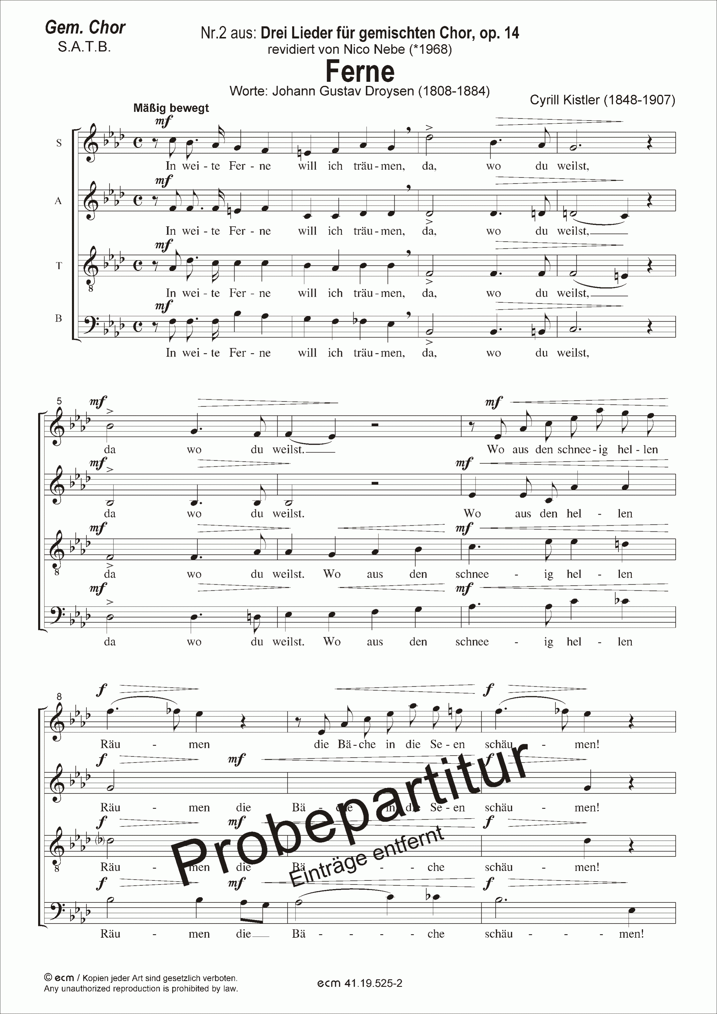 Ferne (op.14 Nr.2)