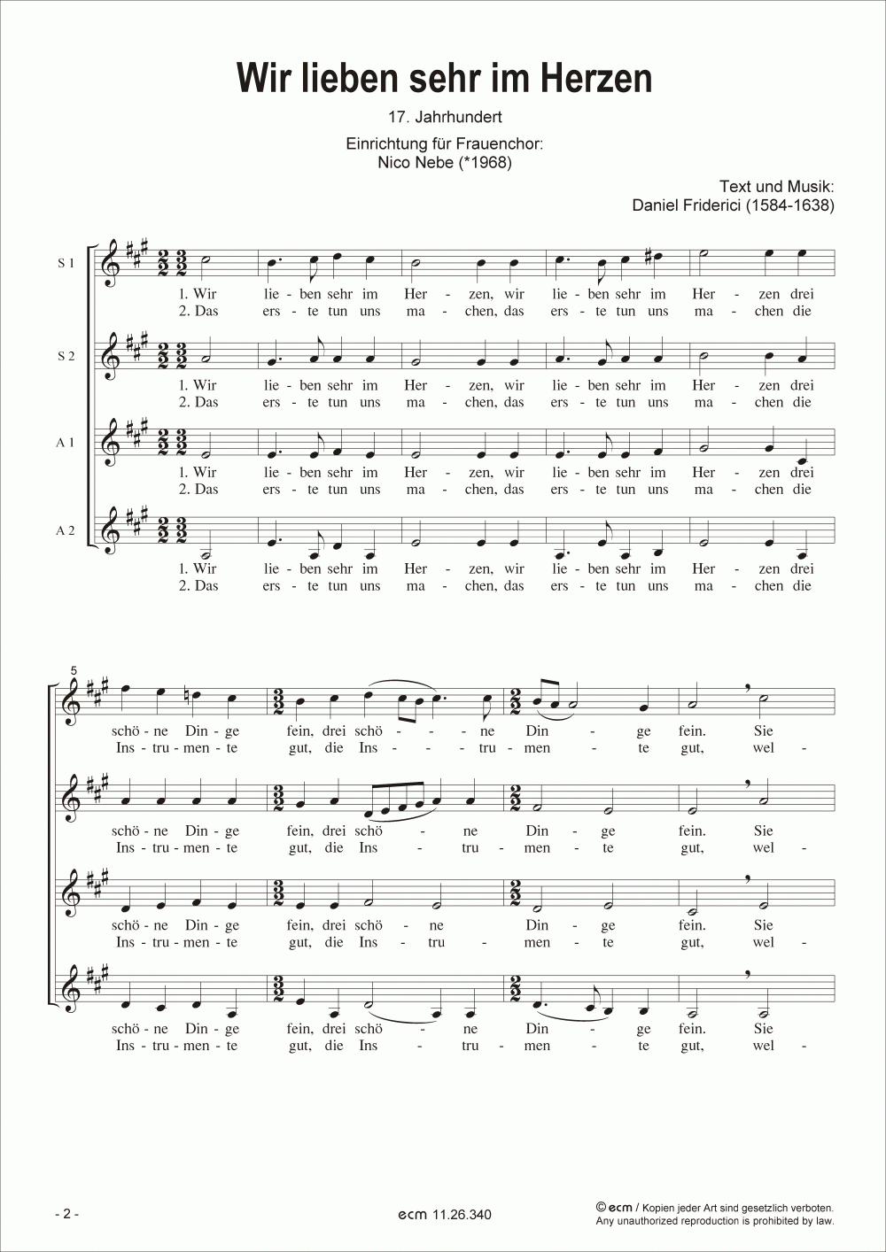 Wir lieben sehr im Herzen