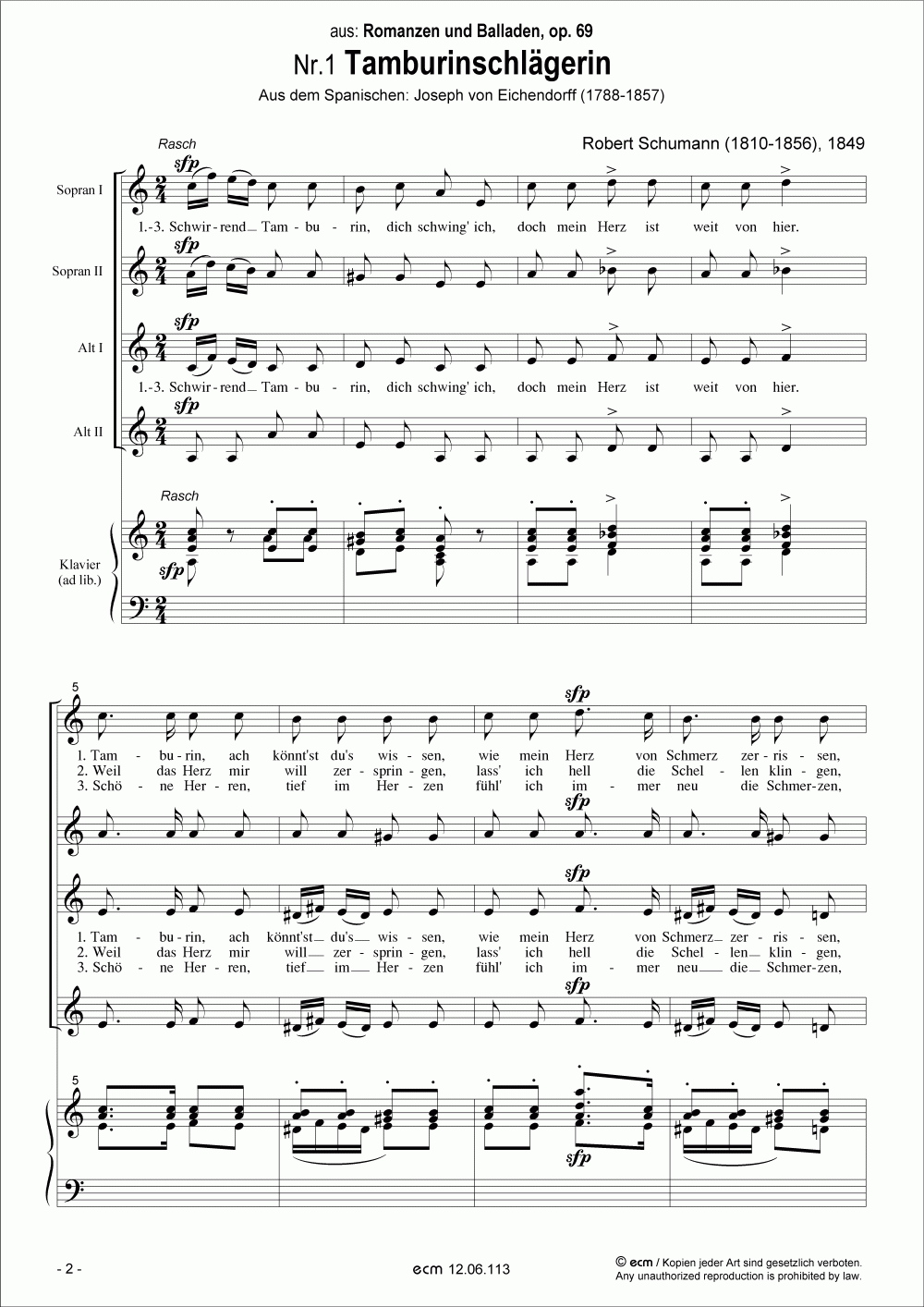 Tamburinschlägerin (op.69, No.1)