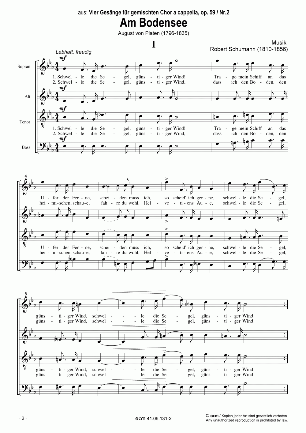 Am Bodensee I,II (op.59, Nr.2)