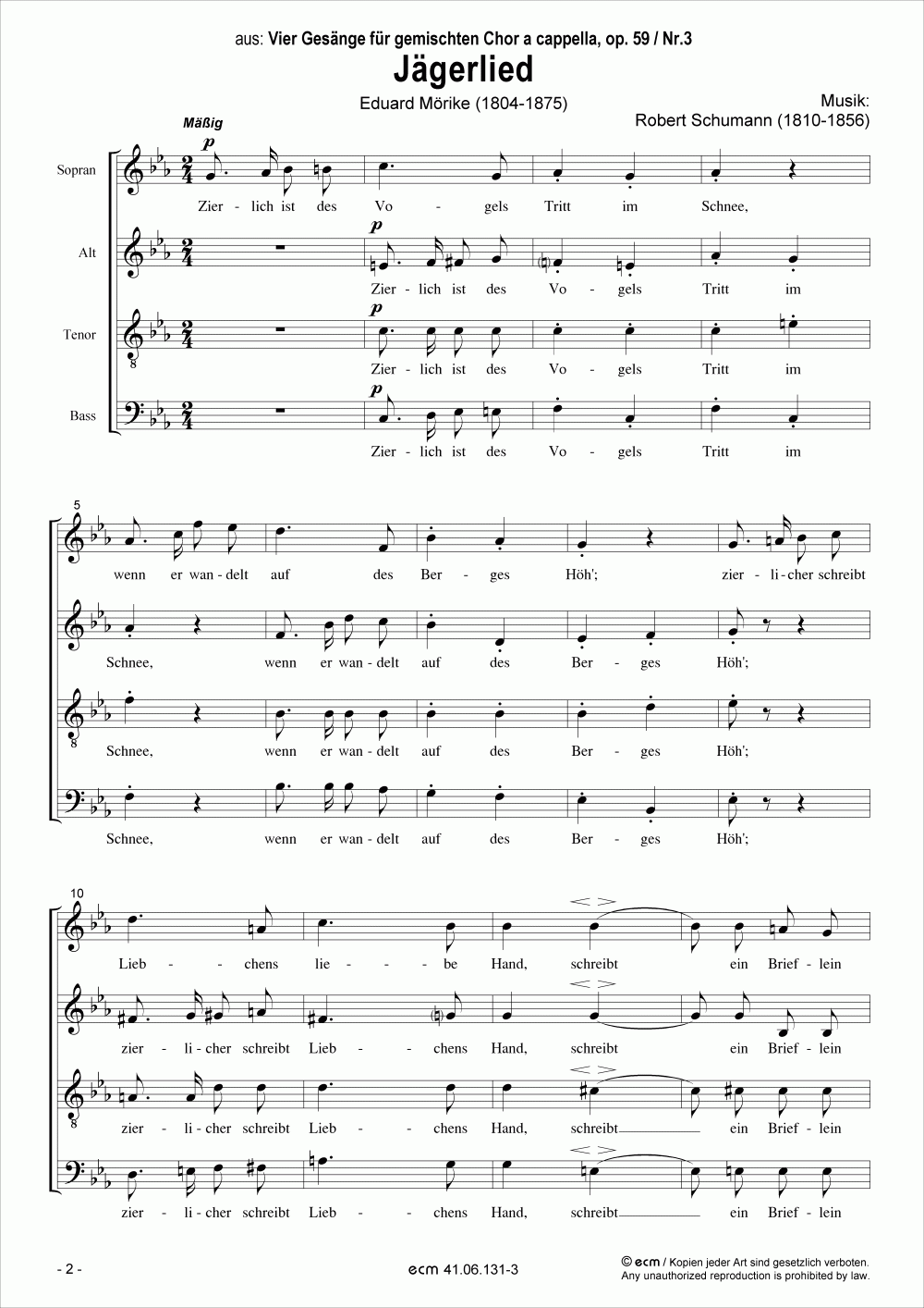 Jägerlied (op.59, No.3)
