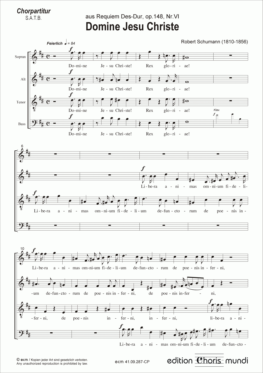 Domine Jesu Christe (op.148, Nr.VI)