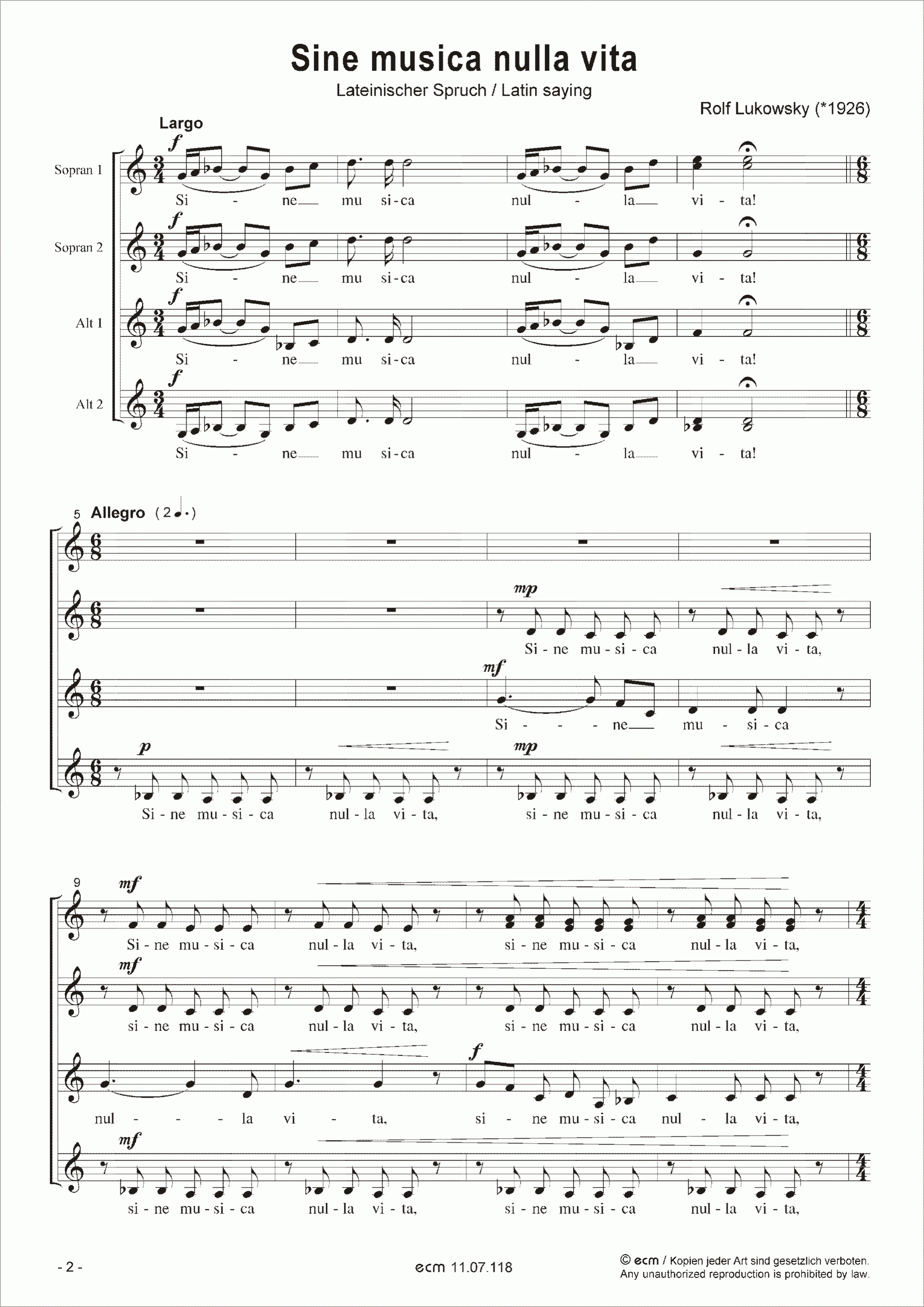 Sine musica nulla vita