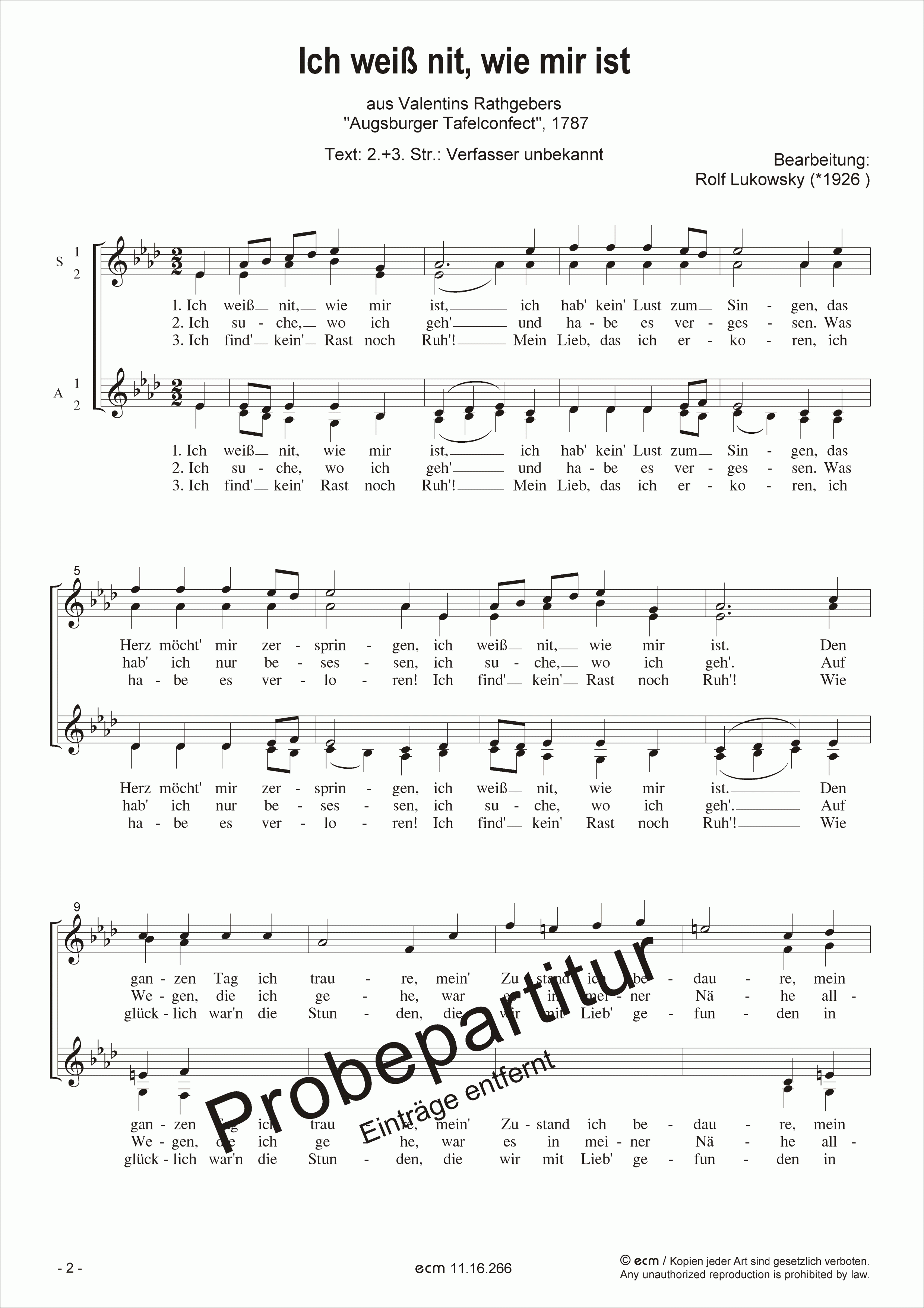 Ich weiß nit, wie mir ist