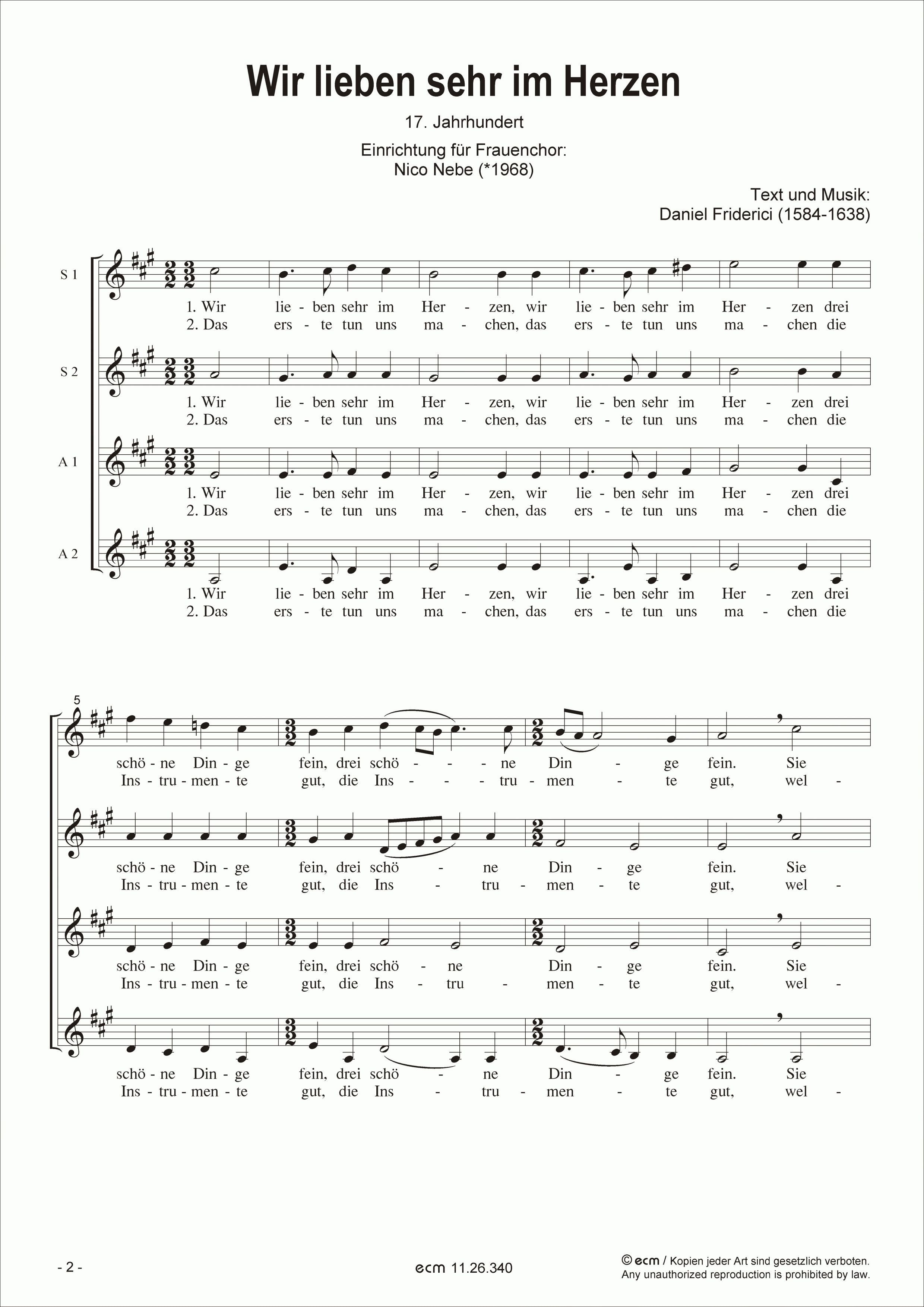 Wir lieben sehr im Herzen