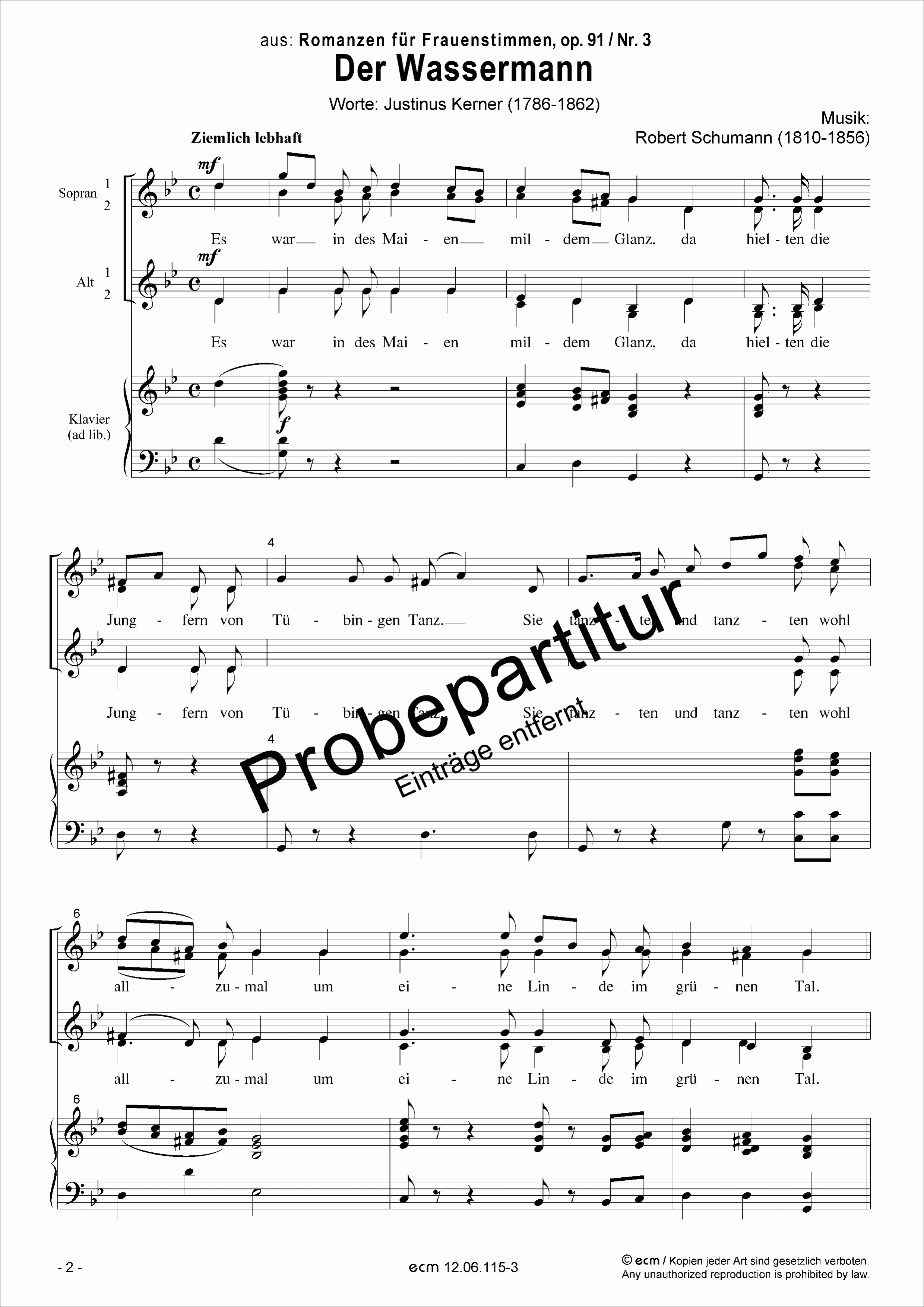 Der Wassermann (op.91, Nr.3)