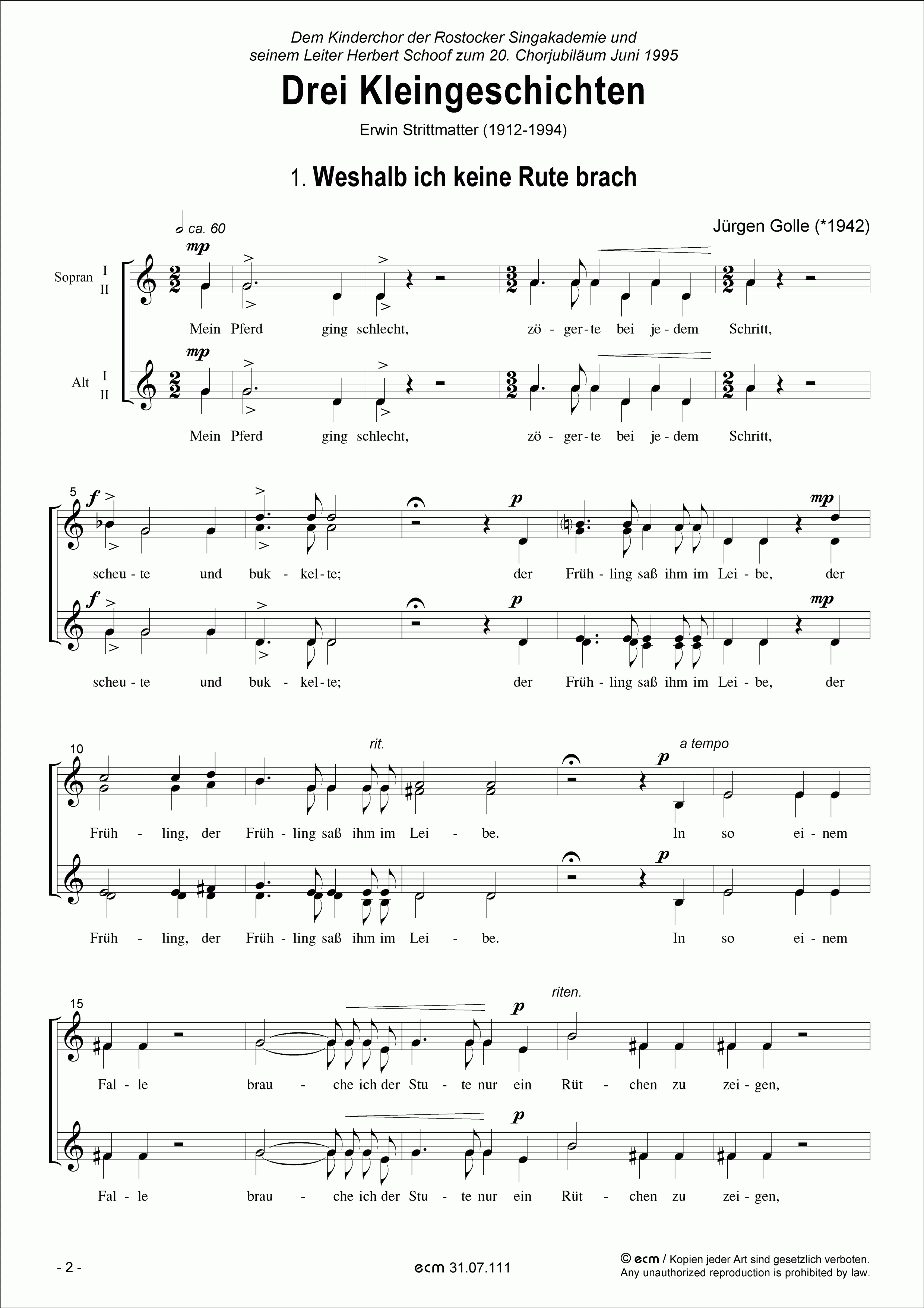 Drei Kleingeschichten