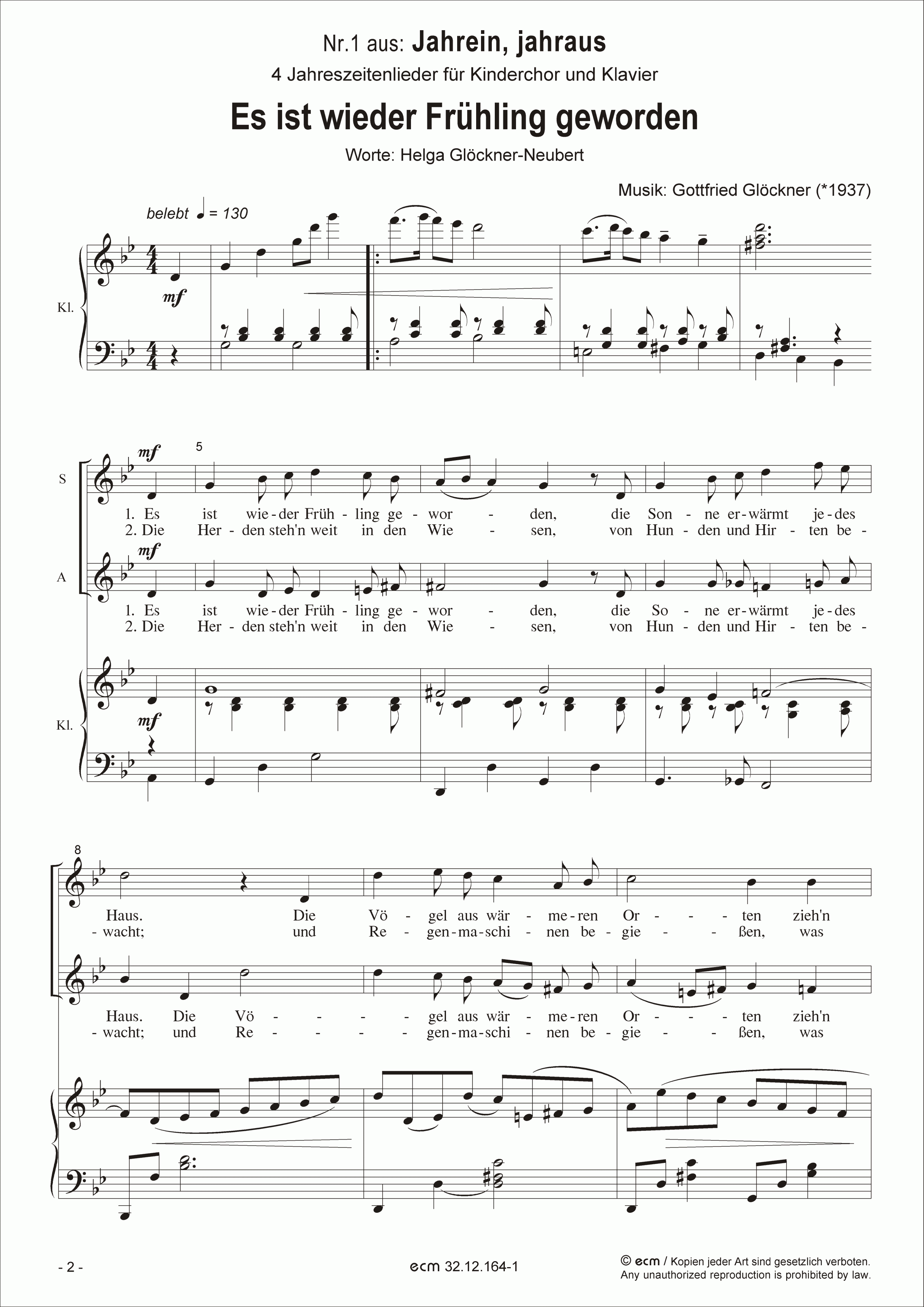 Es ist wieder Frühling geworden