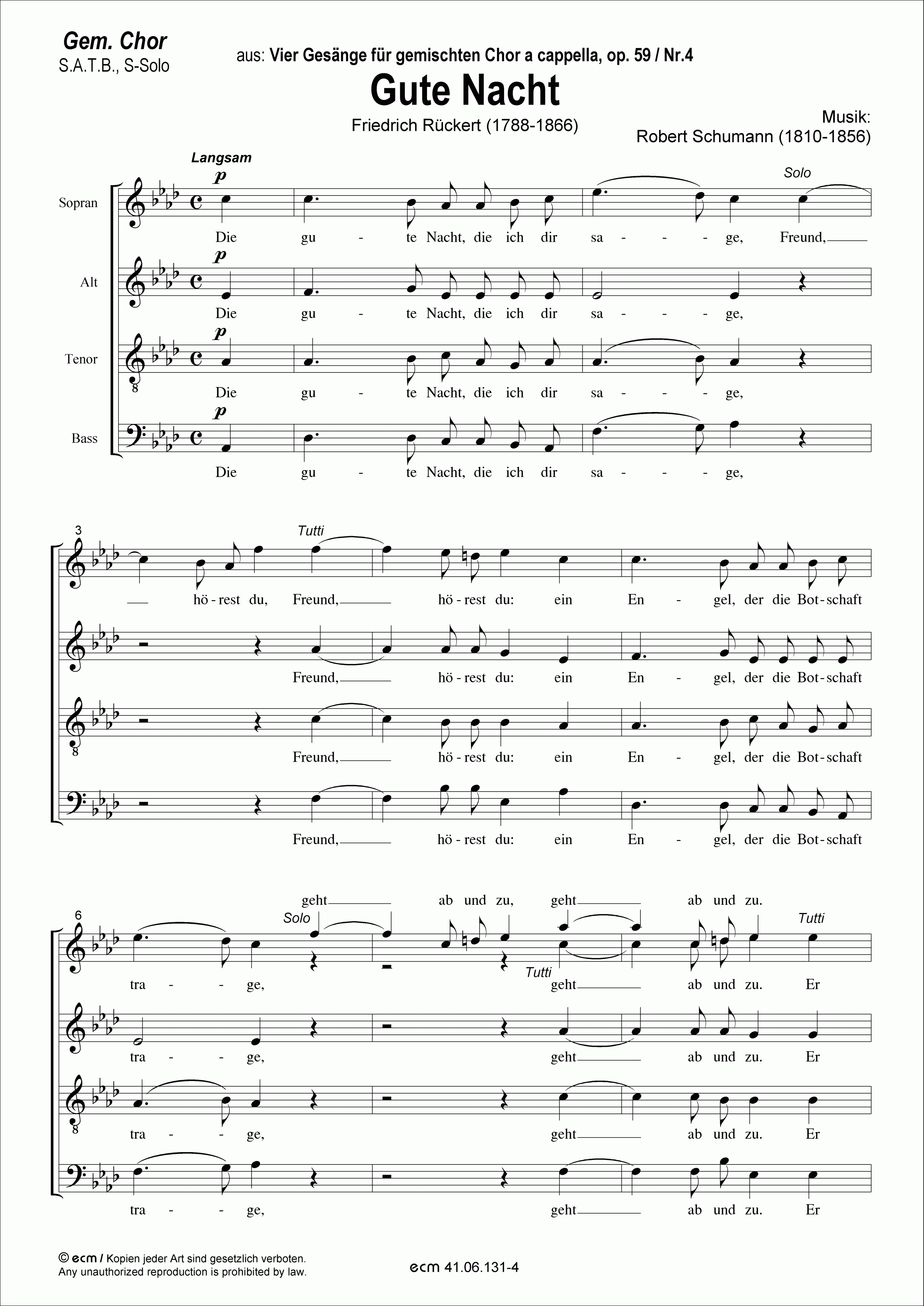 Gute Nacht (op.59, Nr.4)