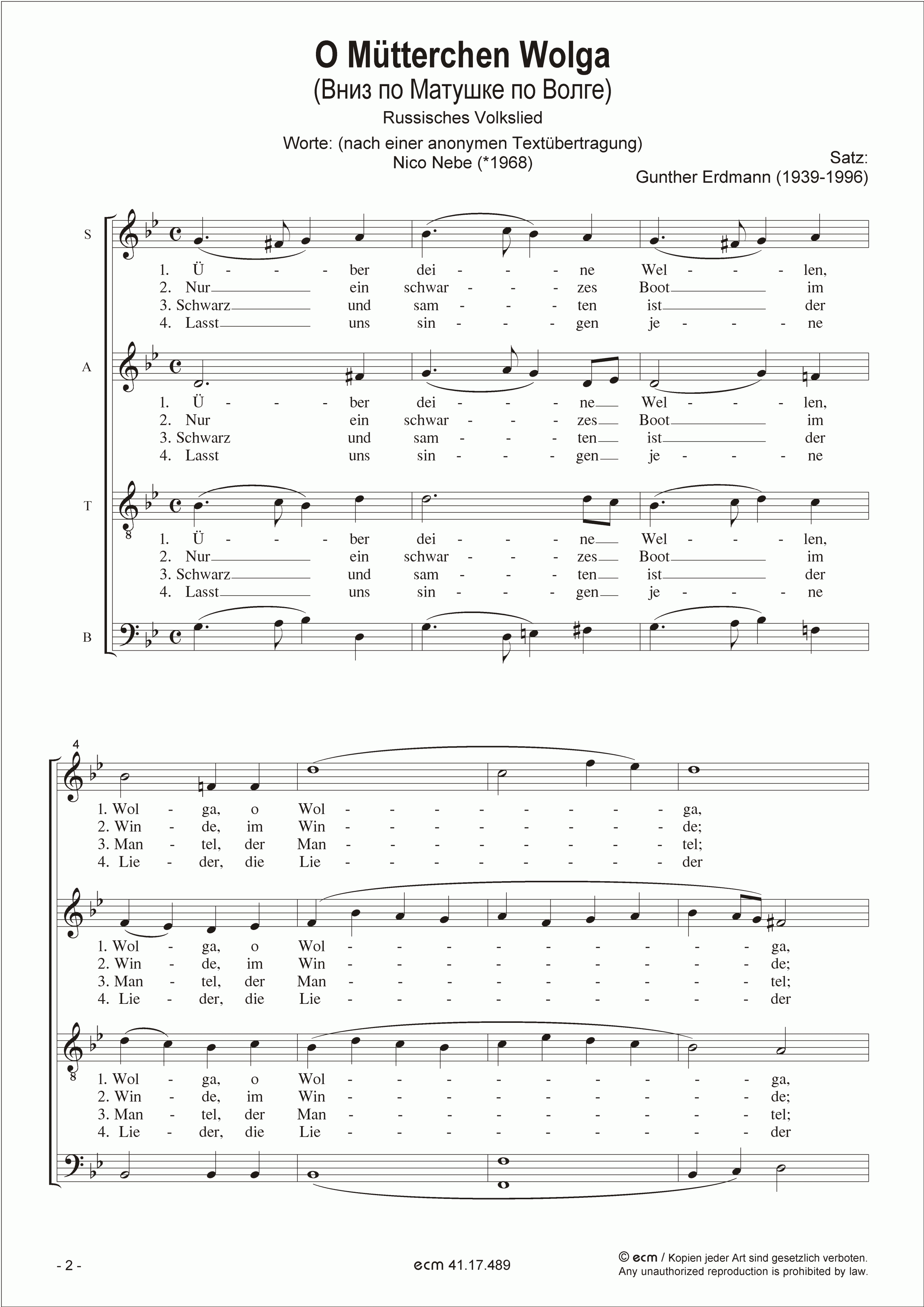 O Mütterchen Wolga