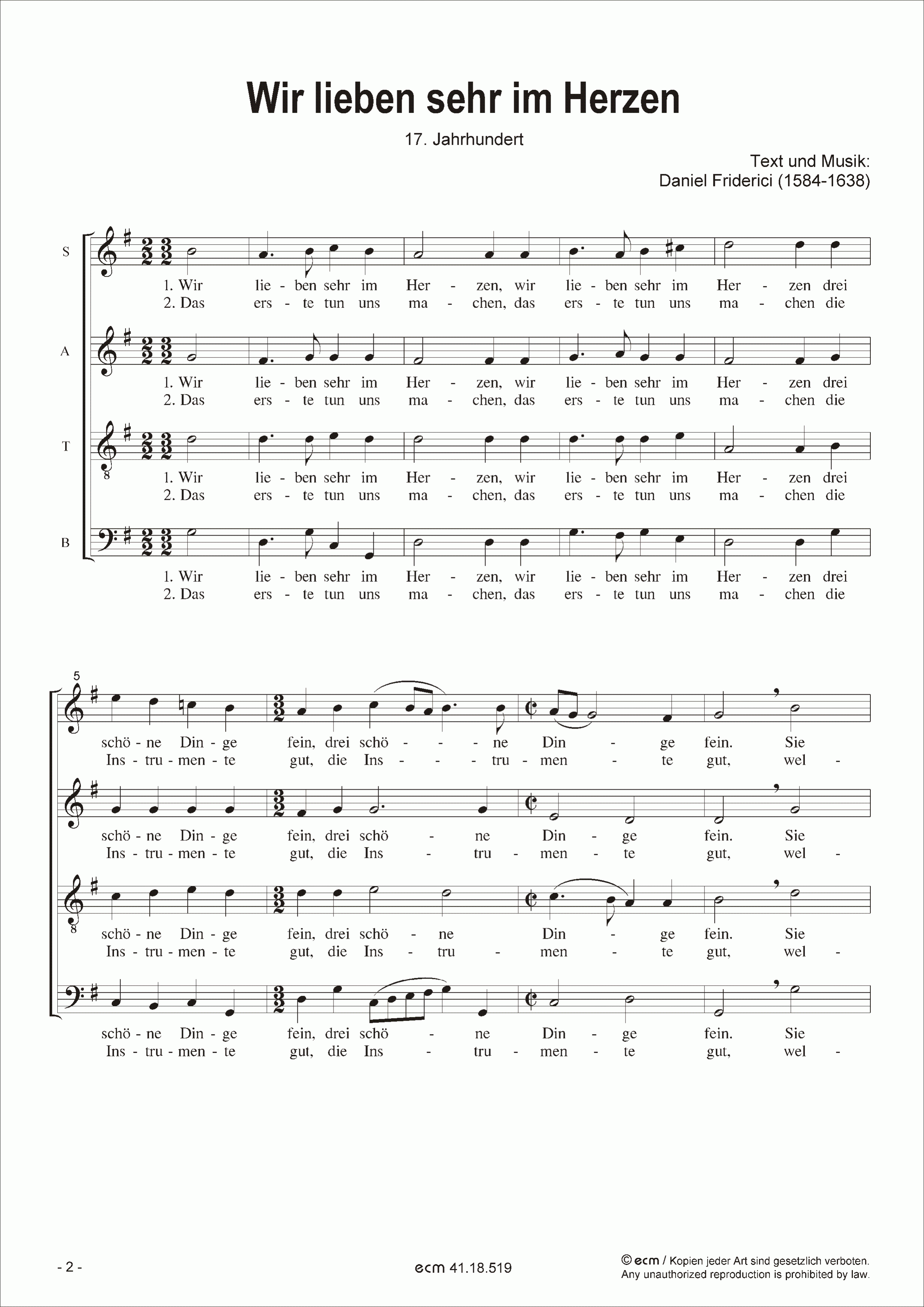 Wir lieben sehr im Herzen