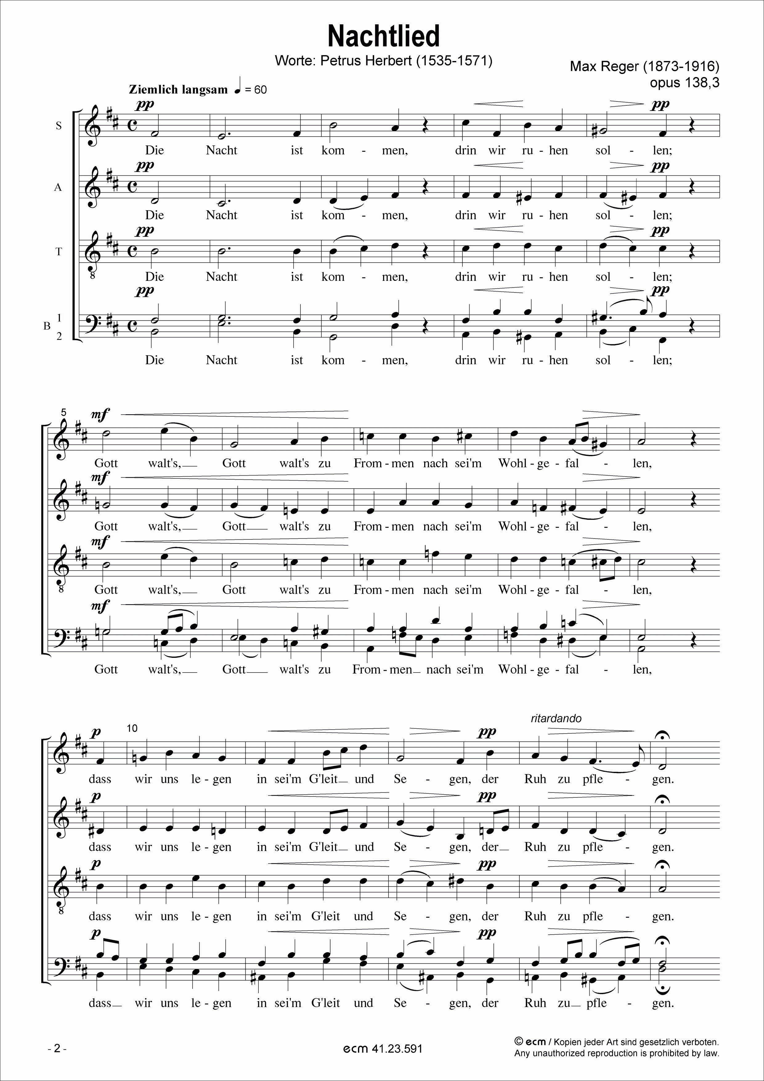 Nachtlied (op. 138,3)
